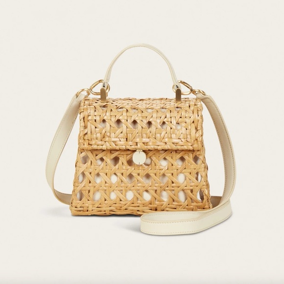 Cult Gaia Sybil Crossbody Wicker Bag